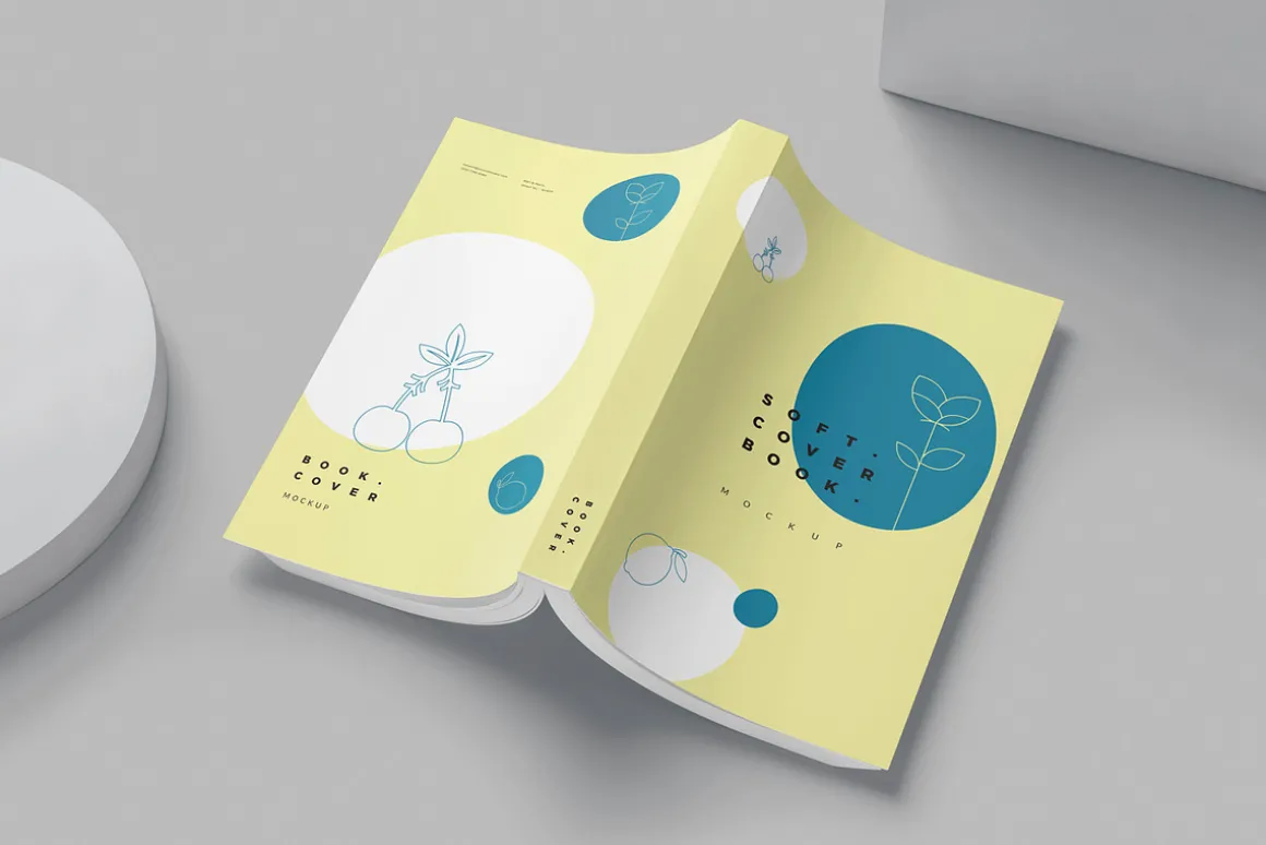 Softcover Novel Book Mockups