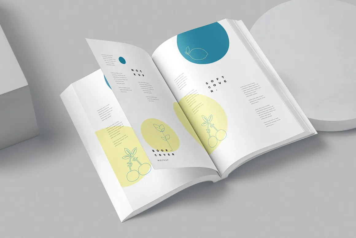 Softcover Novel Book Mockups