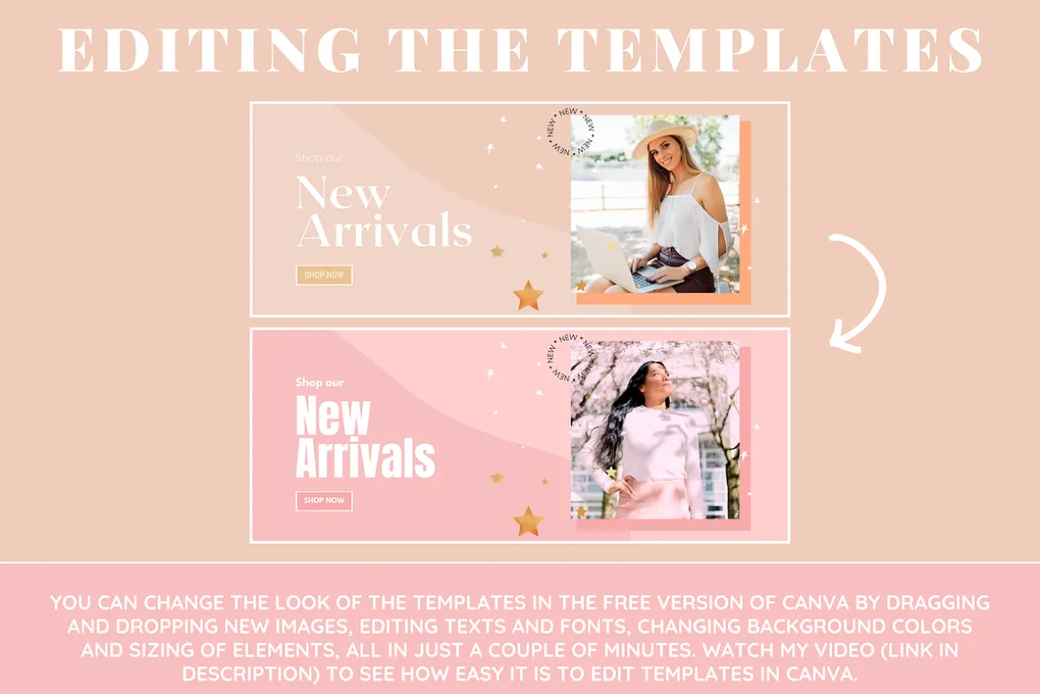 Soft Pastel Shop Banner Templates