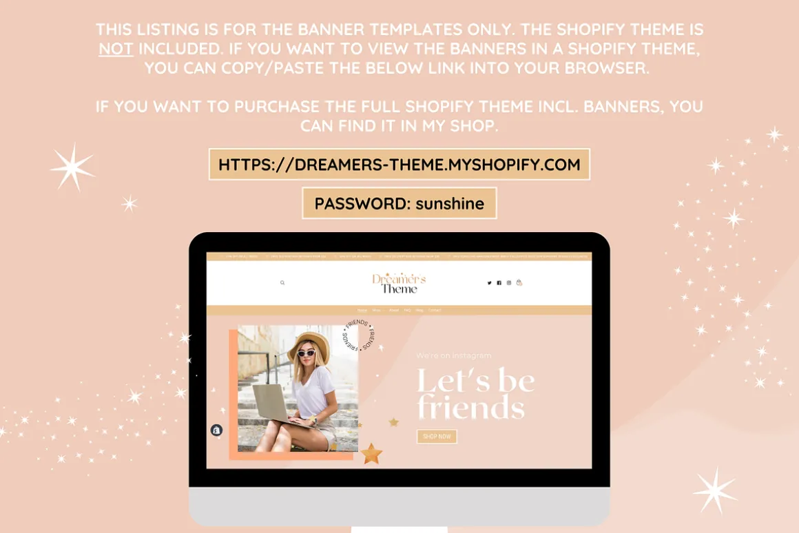 Soft Pastel Shop Banner Templates