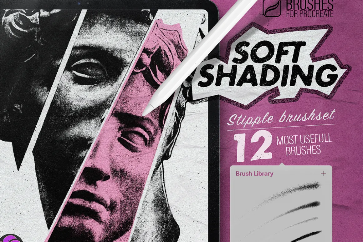 Soft Shading Stipple Brushes