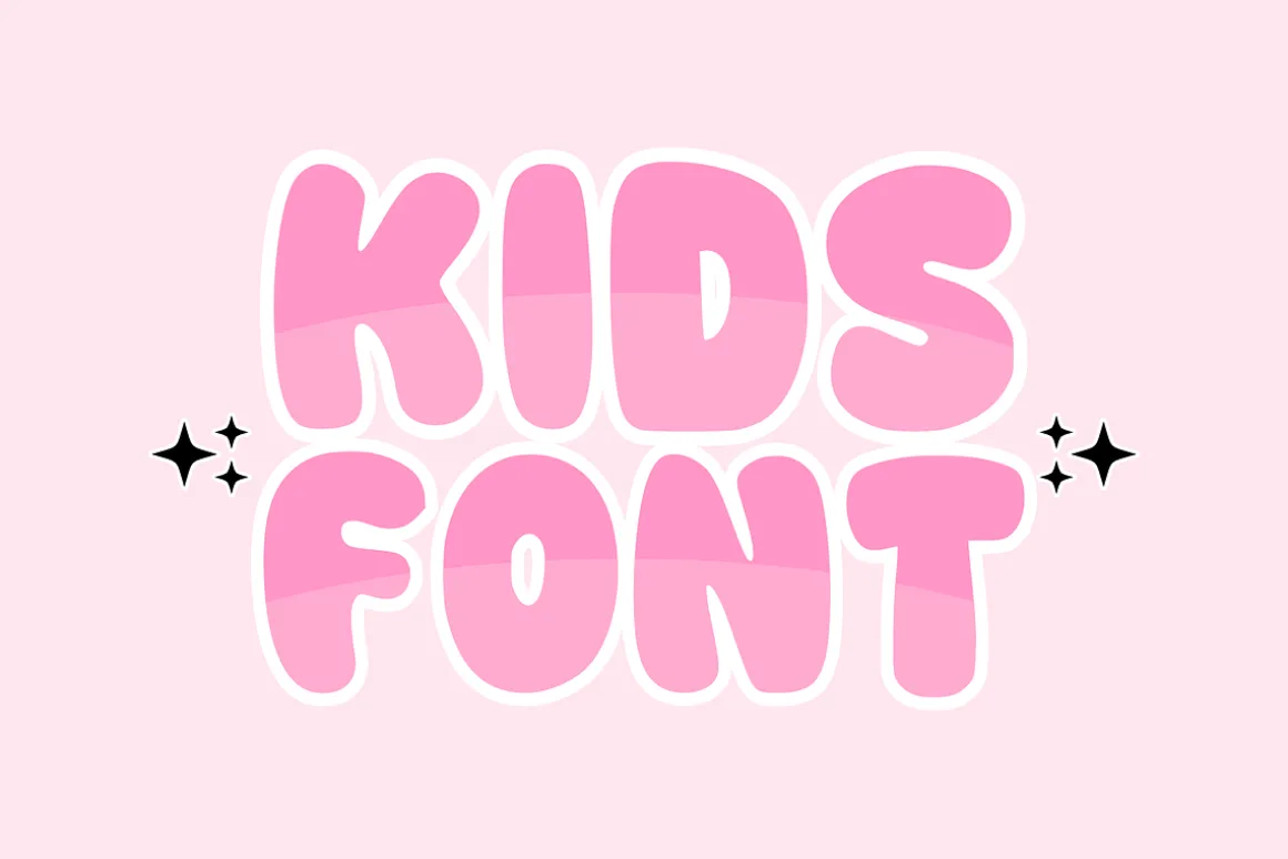 Soft Smile - Bubble Font Display