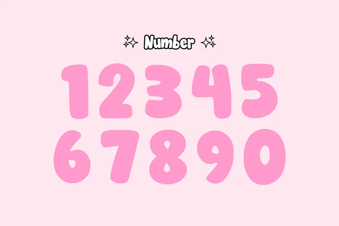 Soft Smile - Bubble Font Display