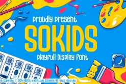 Sokids Playfull Display Font