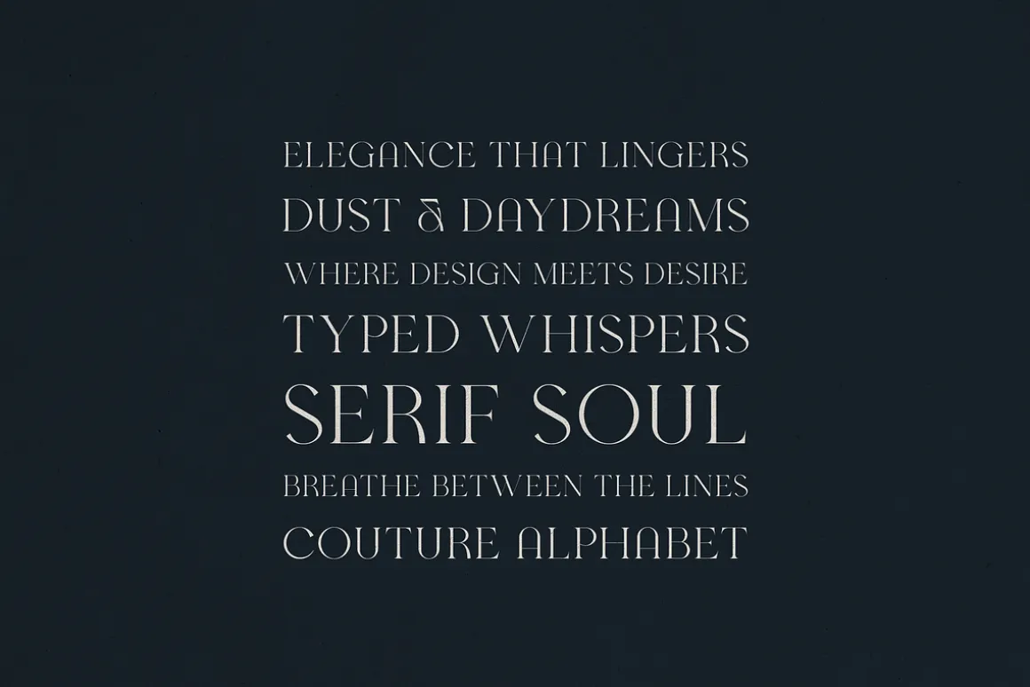 Solora – Elegant Modern Serif Font
