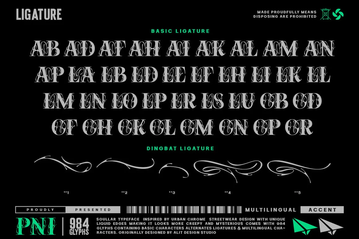 Soullar Typeface