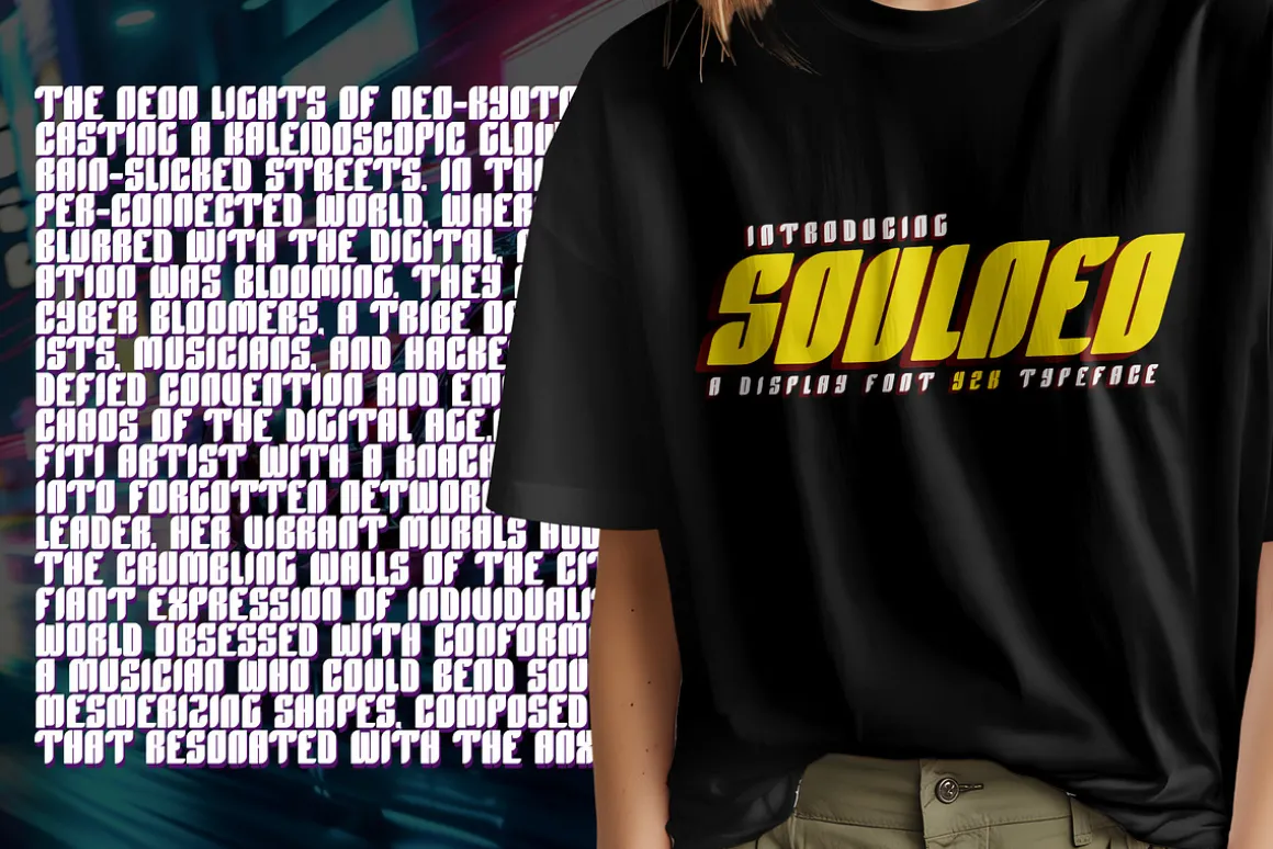 Soulneo Display Y2k Typeface Font