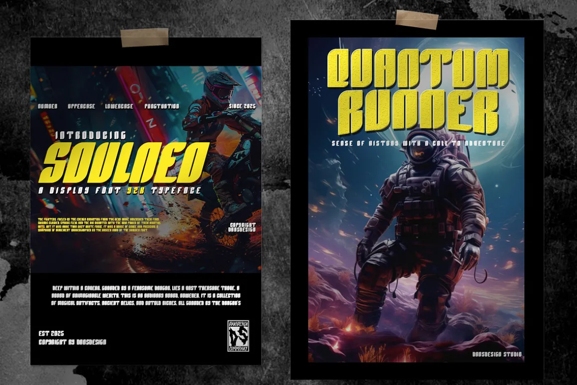 Soulneo Display Y2k Typeface Font