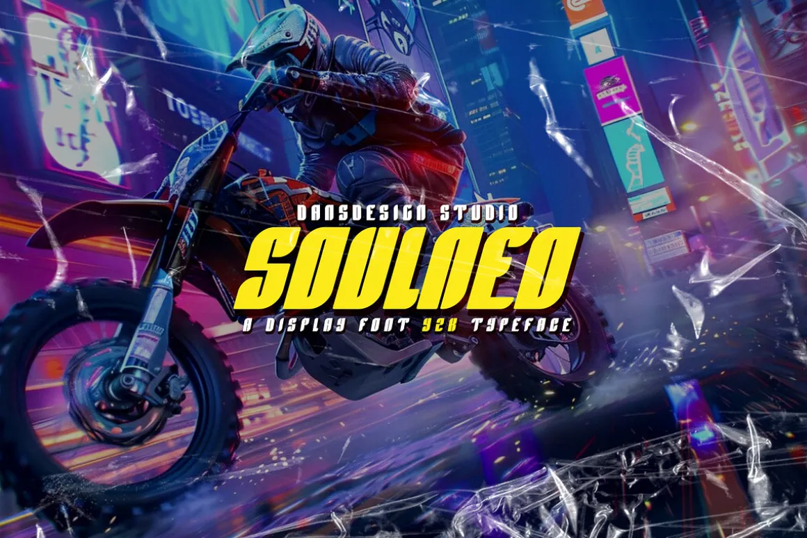 Soulneo Display Y2k Typeface Font