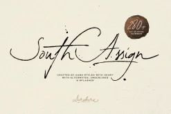 South Assign - Vintage Inspired Font