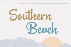Southern Beach - Script Font