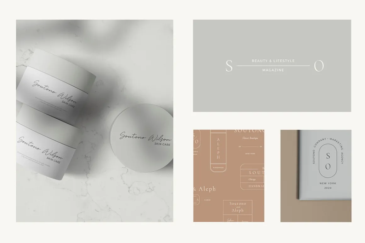 Soutono Minimal Logo Kit Ai,Eps,Psd