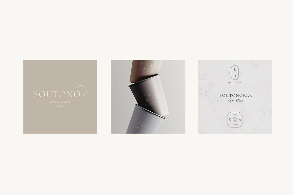 Soutono Minimal Logo Kit Ai,Eps,Psd