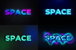 Space Text Effects