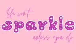 Sparkle Groovy Cute Decorative Font