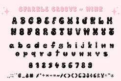 Sparkle Groovy Cute Decorative Font