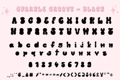Sparkle Groovy Cute Decorative Font