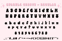 Sparkle Groovy Cute Decorative Font