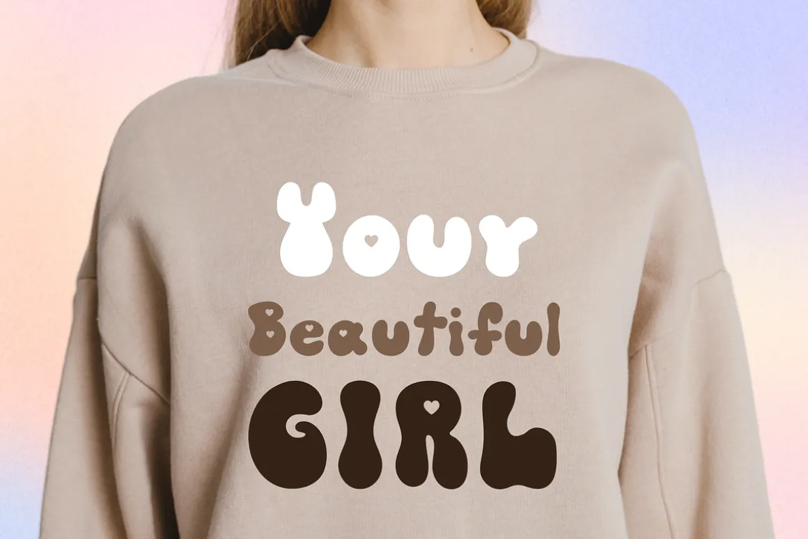 Sparkle Groovy Cute Decorative Font