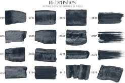 Spatula PS & Procreate Stamp Brushes