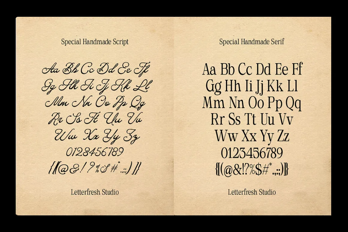 Special Handmade | Font Duo