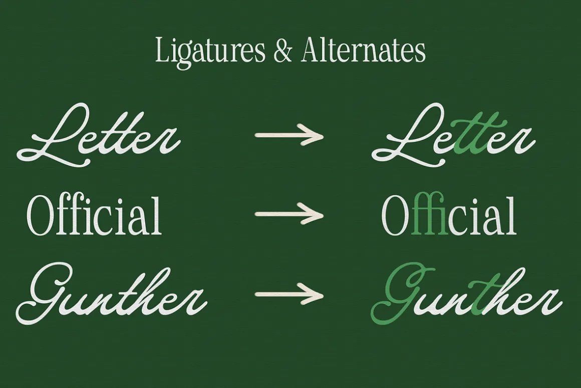 Special Handmade | Font Duo