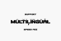 SPEED FEZ FONT