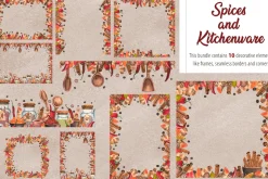 Spices and Kitchenware clipart