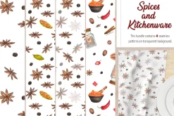 Spices and Kitchenware clipart