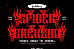 Spider Grekson - Artdeco Font