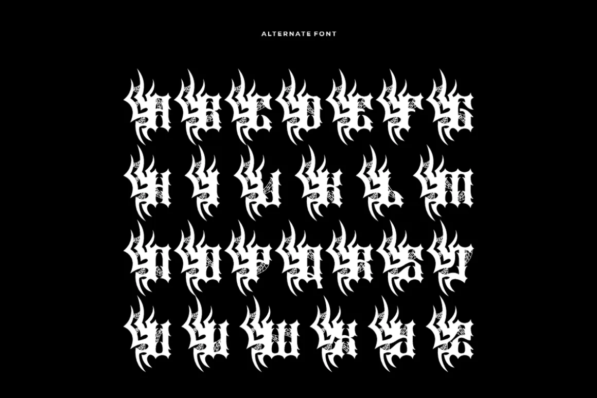 Spider Grekson - Artdeco Font