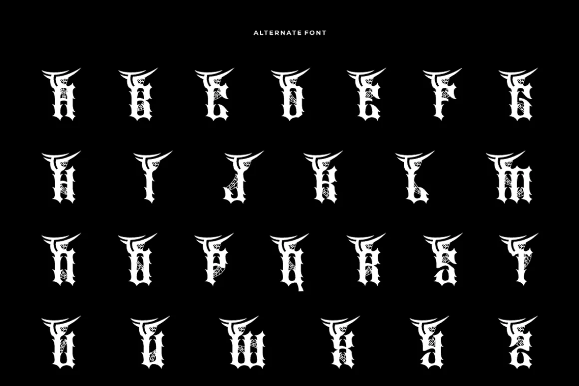 Spider Grekson - Artdeco Font