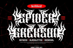 Spider Grekson - Artdeco Font