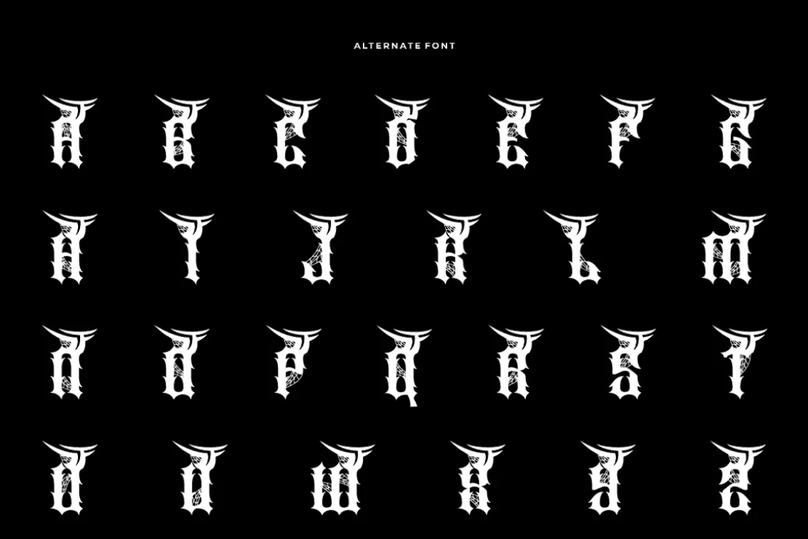 Spider Grekson - Artdeco Font