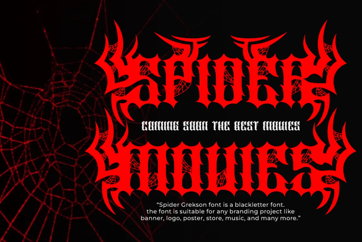 Spider Grekson - Artdeco Font