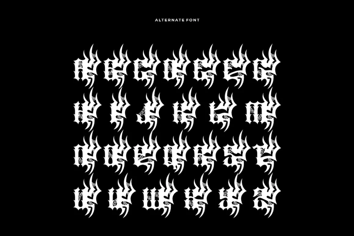 Spider Grekson - Artdeco Font