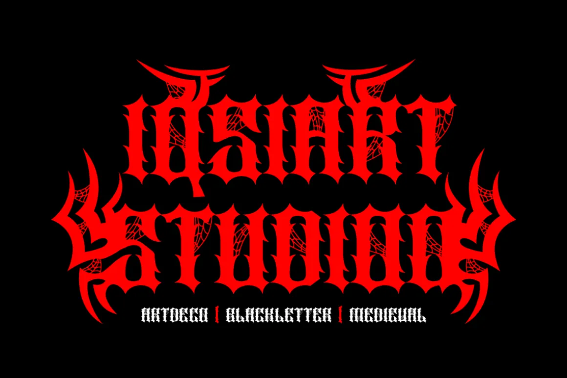 Spider Grekson - Artdeco Font