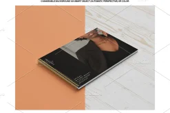 Spiral Bound Book Mockup
