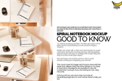 Spiral Notebook Mockup - Surge