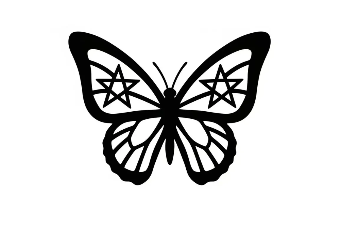 Spiritual Insect Symbol Design