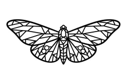 Spiritual Insect Symbol Design