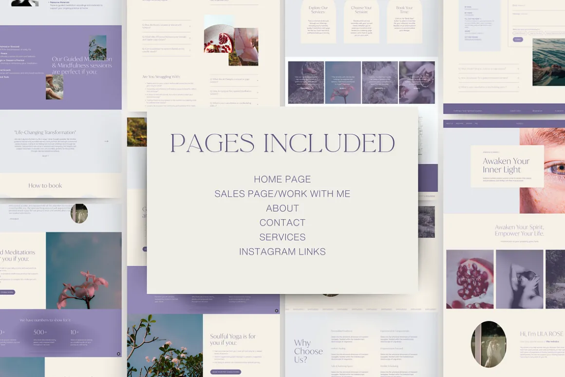Spiritual Coach Squarespace Website