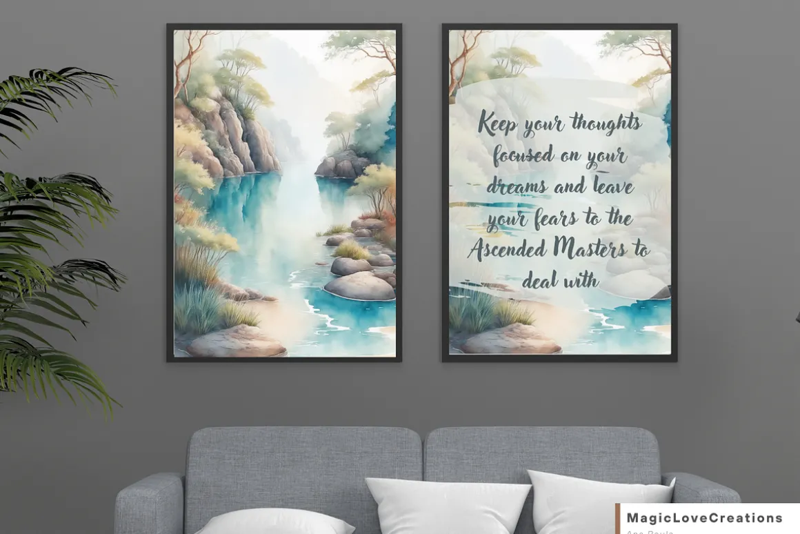 Spiritual Positive Quote Print Wall