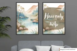 Spiritual Positive Quote Print Wall