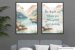 Spiritual Positive Quote Print Wall