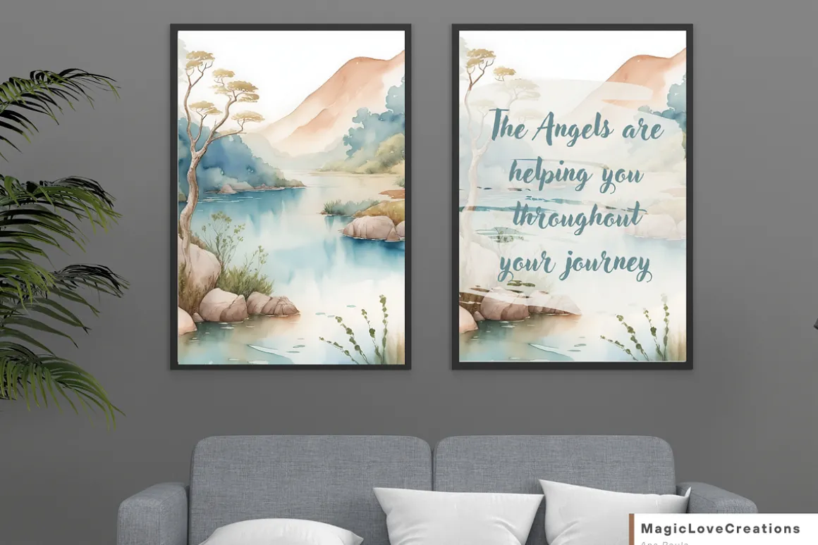 Spiritual Positive Quote Print Wall