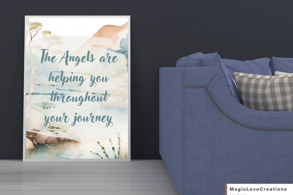 Spiritual Positive Quote Print Wall