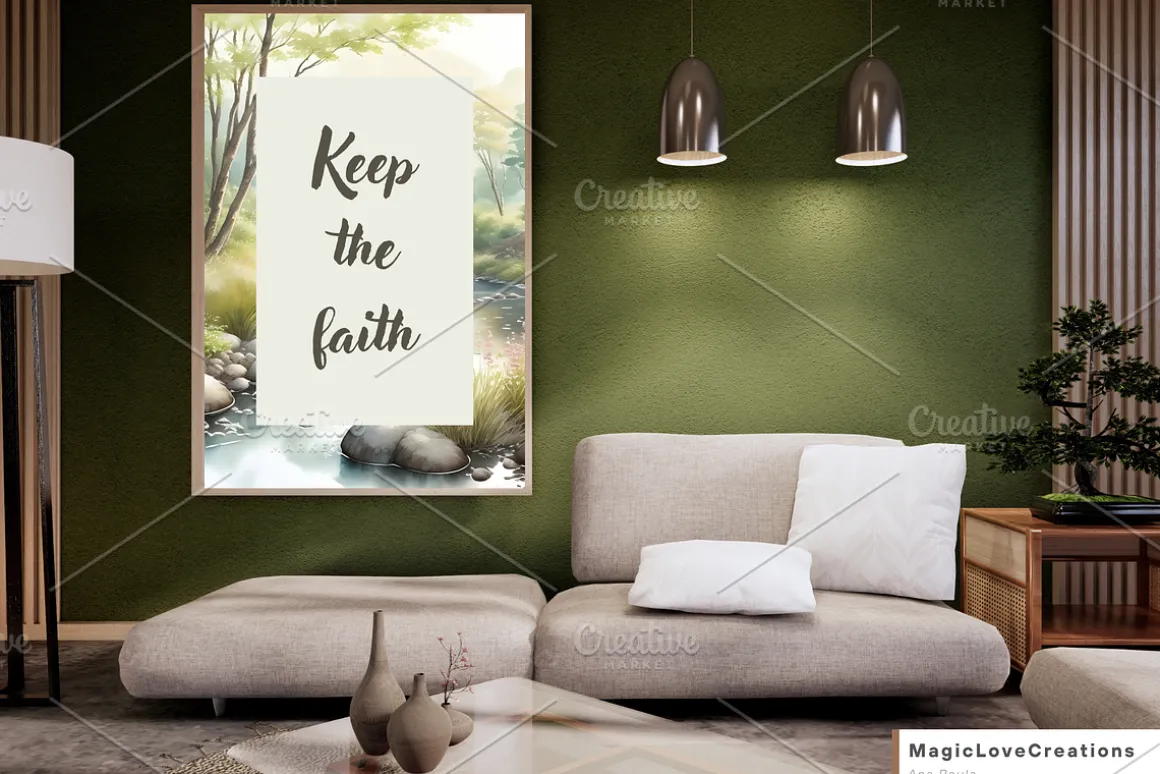 Spiritual Quotes - Landscape Print