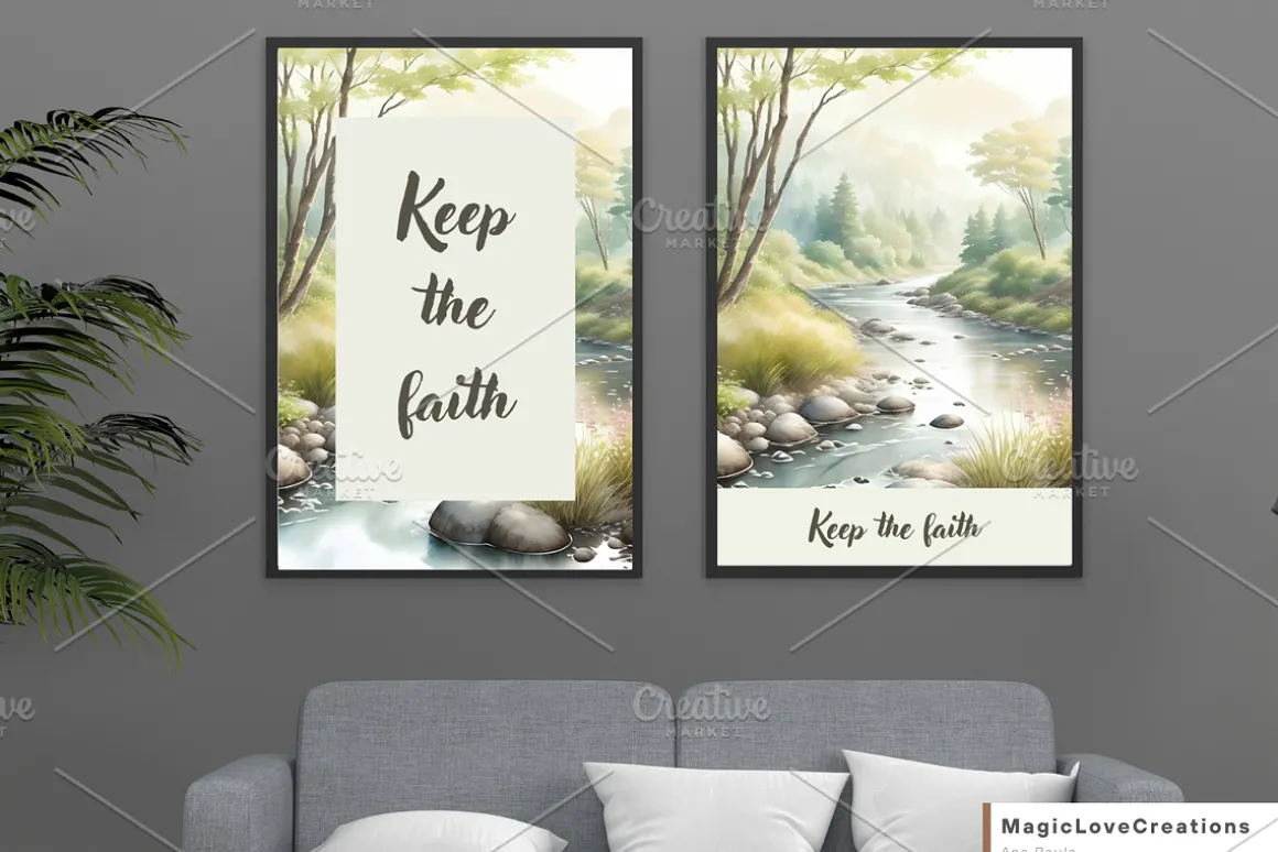 Spiritual Quotes - Landscape Print