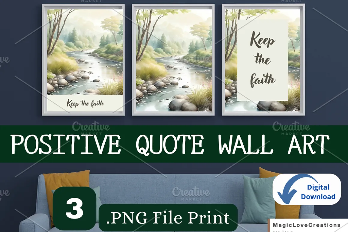 Spiritual Quotes - Landscape Print